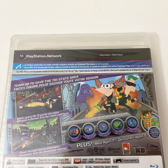 Playstation PS3 Phineas and Ferb Across the 2nd Dimension Video Game Disney - Picture 11 of 13